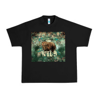 Black Stay wild Bear tumbler Urban Heavy Tee - HowdyJamesFarm