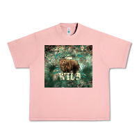 Salmon Stay wild Bear tumbler Urban Heavy Tee - HowdyJamesFarm