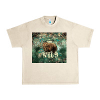 Sandshell Stay wild Bear tumbler Urban Heavy Tee - HowdyJamesFarm