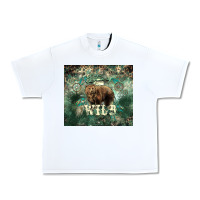 White Stay wild Bear tumbler Urban Heavy Tee - HowdyJamesFarm