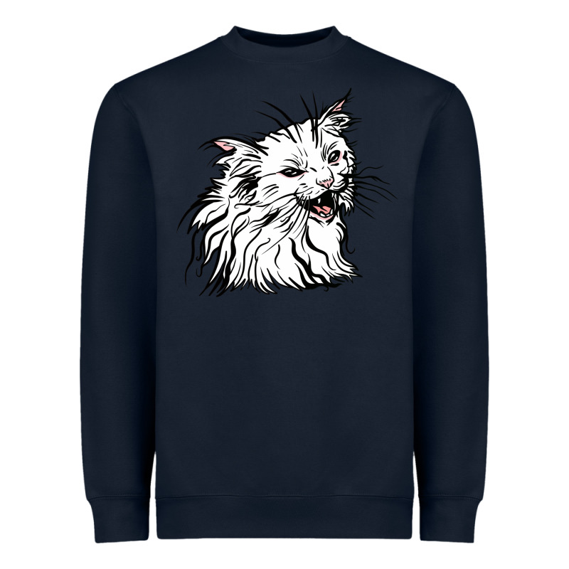 Drawing Cat Heavyweight Sweatshirt by RacoonDesign | Teevron