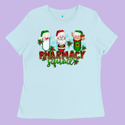 Pharmacy Squad Ladies Tee Designed By Texasbilliewilder