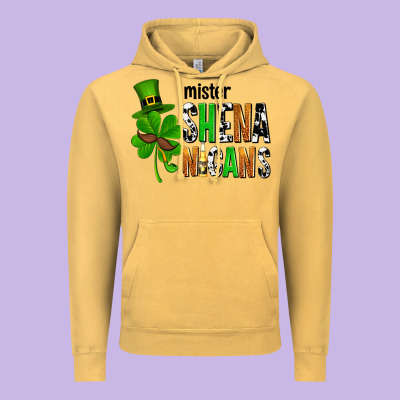 St. Patrick's Mister Shenanigans Vintage Hoodie Designed By Oliviacreatesart