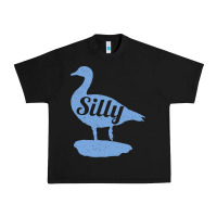 Black Silly Goose Funny Silly Goose Urban Heavy Tee - longCreatives