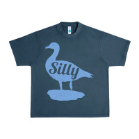 Midnight Navy Silly Goose Funny Silly Goose Urban Heavy Tee - longCreatives