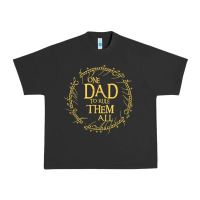 Pigment Black Mens One Dad to rule them all  father's day gift Urban Heavy Tee - longCreatives