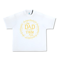 White Mens One Dad to rule them all  father's day gift Urban Heavy Tee - longCreatives