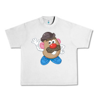 Lunar Rock Womens Mr. Potato Head Simple Portrait Urban Heavy Tee - longCreatives