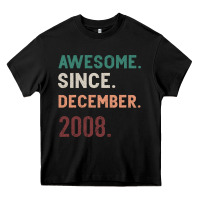Black Awesome Since December 2008 Heavy Core Tee - Bettercallsaul