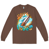 Chestnut Salty vibes Long Sleeve Tee - FaDigitalArtStudio