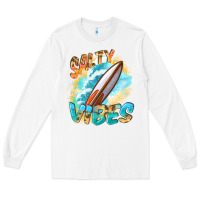 White Salty vibes Long Sleeve Tee - FaDigitalArtStudio