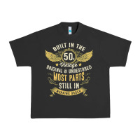 Pigment Black Mens Vintage 1950s Built In The 50s Fifties Funny 70th Birthday Urban Heavy Tee - longCreatives