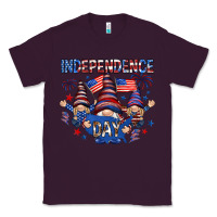 Plum Independence Day with gnomies Classic Tee - HowdyJamesFarm
