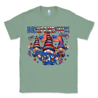 Sage Independence Day with gnomies Classic Tee - HowdyJamesFarm