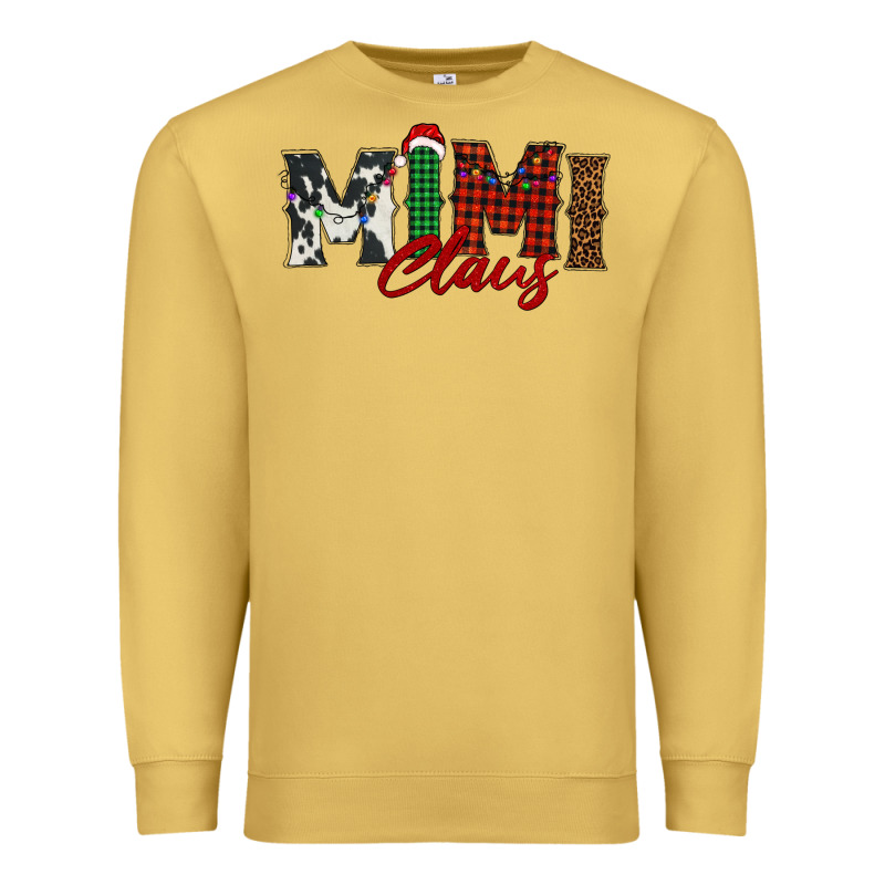 Mimi Claus Premium Sweatshirt by BarkalooDesign | Teevron