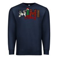 Navy mimi claus Premium Sweatshirt - BarkalooDesign