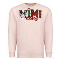 Pale Pink mimi claus Premium Sweatshirt - BarkalooDesign