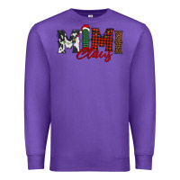 Purple mimi claus Premium Sweatshirt - BarkalooDesign