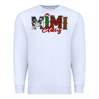 White mimi claus Premium Sweatshirt - BarkalooDesign