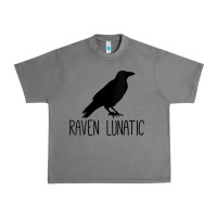 Tornado Womens Raven Lunatic, Funny Bird Lover Gift Men Women Kids Urban Heavy Tee - longCreatives