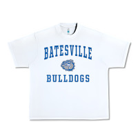 White Batesville High School Bulldogs Premium Urban Heavy Tee - longCreatives