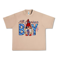 Burro All American boy with gnome Urban Heavy Tee - HowdyJamesFarm