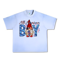 Grape Ice All American boy with gnome Urban Heavy Tee - HowdyJamesFarm