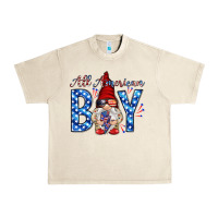 Sandshell All American boy with gnome Urban Heavy Tee - HowdyJamesFarm