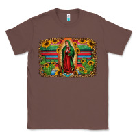 Chestnut lady of guadalupe serape background Classic Tee - Jasminsmagicworld