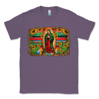 Lavender lady of guadalupe serape background Classic Tee - Jasminsmagicworld