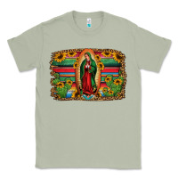Matcha lady of guadalupe serape background Classic Tee - Jasminsmagicworld