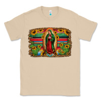 Mushroom lady of guadalupe serape background Classic Tee - Jasminsmagicworld