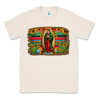Natural lady of guadalupe serape background Classic Tee - Jasminsmagicworld