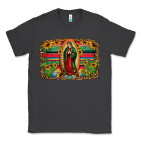 Smoke lady of guadalupe serape background Classic Tee - Jasminsmagicworld