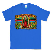 True Royal lady of guadalupe serape background Classic Tee - Jasminsmagicworld