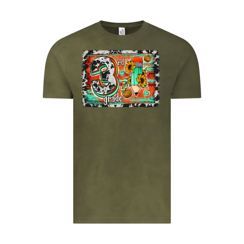 Western Back To School 3rd Grade Vintage Tee by Jasminsmagicworld | Teevron