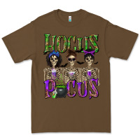 Cacao Hocus Pocus with Skeletons Premium Tee - texasbilliewilder