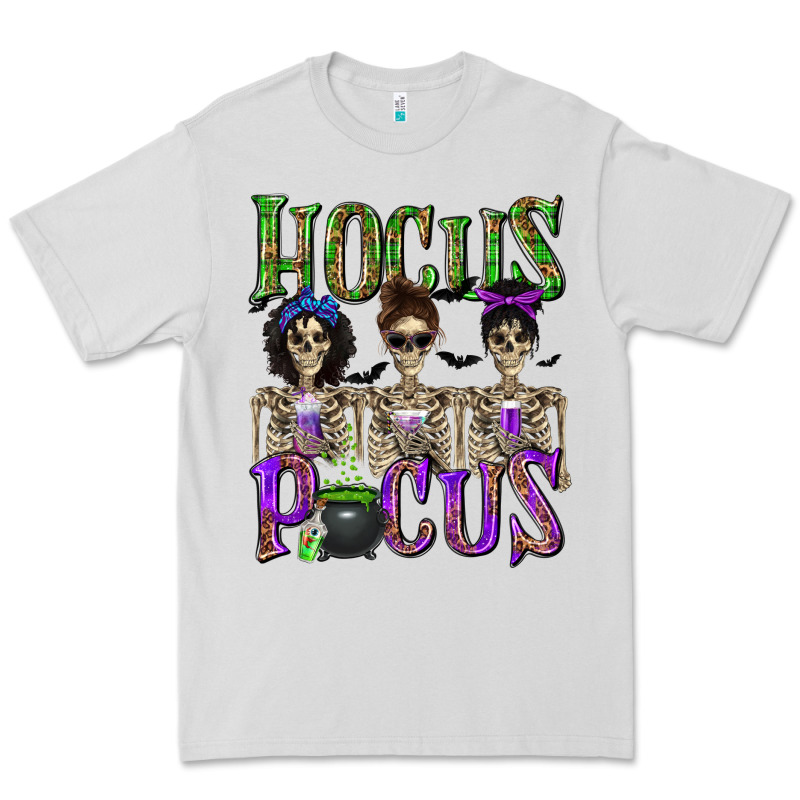 Hocus Pocus With Skeletons Premium Tee by texasbilliewilder | Teevron