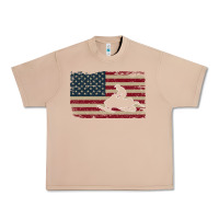 Burro Snowmobile USA Flag Snow Sled Patriotic Snowmobiling Gift Urban Heavy Tee - longCreatives