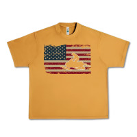 Peanut Butter Snowmobile USA Flag Snow Sled Patriotic Snowmobiling Gift Urban Heavy Tee - longCreatives