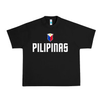 Black Pilipinas Basketball Wear, Gilas Philippines Casual Wear Urban Heavy Tee - longCreatives