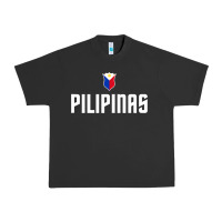 Pigment Black Pilipinas Basketball Wear, Gilas Philippines Casual Wear Urban Heavy Tee - longCreatives