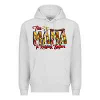 Dove Grey this mama is raising ballers softball and baseball Premium Hoodie - CowhideDigitalArt
