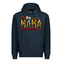 Navy this mama is raising ballers softball and baseball Premium Hoodie - CowhideDigitalArt