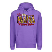 Purple this mama is raising ballers softball and baseball Premium Hoodie - CowhideDigitalArt