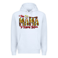 White this mama is raising ballers softball and baseball Premium Hoodie - CowhideDigitalArt