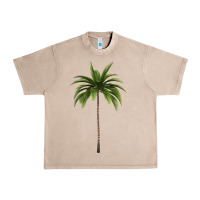 French Oak Tropical Palm Tree Urban Heavy Tee - longCreatives