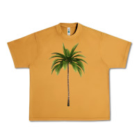 Peanut Butter Tropical Palm Tree Urban Heavy Tee - longCreatives