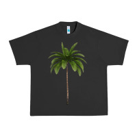 Pigment Black Tropical Palm Tree Urban Heavy Tee - longCreatives