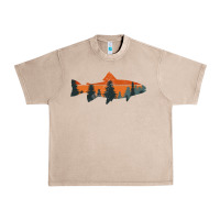 French Oak Trout Fly Fishing Nature Outdoor Fisherman Gift Urban Heavy Tee - longCreatives